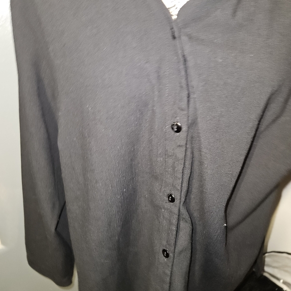 Pendleton Womans Black Long Sleeve Blouse Size 18w - Picture 6 of 13